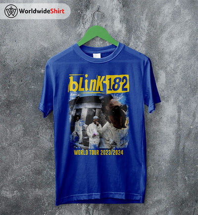 Blink-182 World Tour 2023-2024 T Shirt Blink-182 Shirt Music Shirt - WorldWideShirt