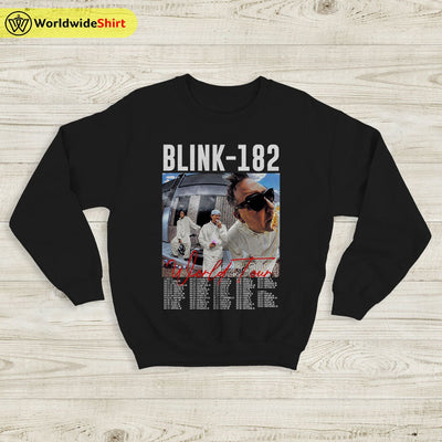 Blink-182 World Tour 2023 Sweatshirt Blink-182 Shirt Music Shirt - WorldWideShirt