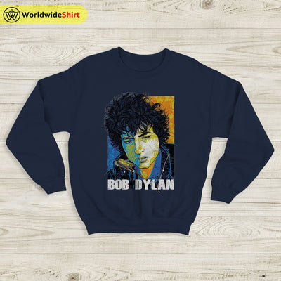 Bob Dylan Pop Art Graphic Sweatshirt Bob Dylan Shirt Music Shirt - WorldWideShirt