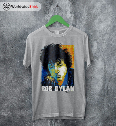 Bob Dylan Pop Art Graphic T Shirt Bob Dylan Shirt Music Shirt - WorldWideShirt