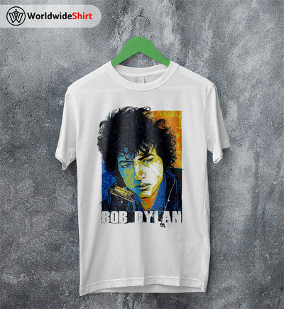 Bob Dylan Pop Art Graphic T Shirt Bob Dylan Shirt Music Shirt - WorldWideShirt