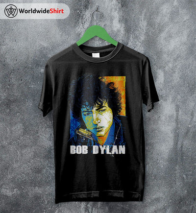 Bob Dylan Pop Art Graphic T Shirt Bob Dylan Shirt Music Shirt - WorldWideShirt