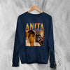 Bootleg Anita Baker Sweatshirt Vintage Anita Baker Sweater Soul Music Merch - WorldWideShirt