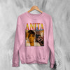 Bootleg Anita Baker Sweatshirt Vintage Anita Baker Sweater Soul Music Merch - WorldWideShirt