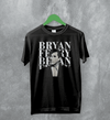 Bryan Ferry T-Shirt Roxy Music Shirt 80s Pop Rock Merch - Black - WorldWideShirt