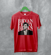Bryan Ferry T-Shirt Roxy Music Shirt 80s Pop Rock Merch - Red - WorldWideShirt