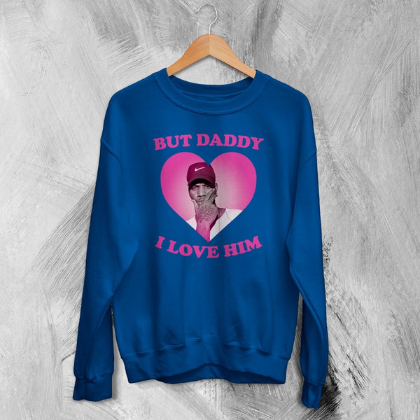 Bryson Tiller Fans Sweatshirt Rap Love Bryson Tiller Shirt Vintage Rapper Crewneck - Royal Blue - WorldWideShirt