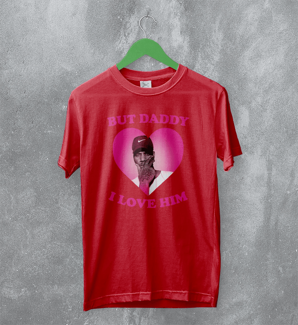 Bryson Tiller Fans T-Shirt Rap Love Bryson Tiller Shirt Vintage Rapper Tee - Red - WorldWideShirt