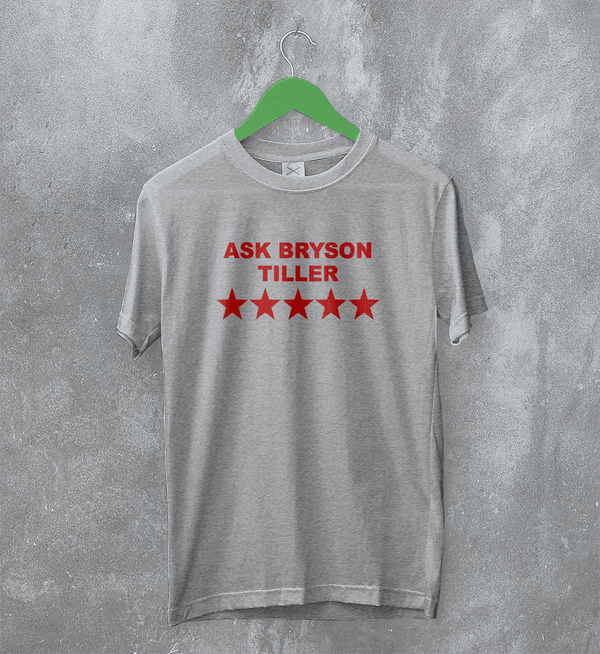Bryson Tiller T-Shirt Rap Ask Bryson Tiller Shirt Vintage Rapper Music Tee - Sport Grey - WorldWideShirt