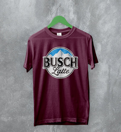 Busch Latte T-Shirt VTG Logo Inspired Graphic Tees Busch Beer Shirt - WorldWideShirt