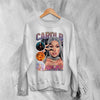 Cardi B Bootleg Sweatshirt Rap Cardi B Shirt Retro Rapper Style Crewneck Music Streetwear - White - WorldWideShirt