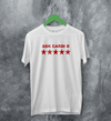 Cardi B T-Shirt Ask Cardi B Shirt Concert Rapper Star Tee Rap Music Streetwear - White - WorldWideShirt