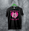 Cardi B T-Shirt Love Cardi Shirt But Daddy I Love Her Tee Rap Music Wear - Black - WorldWideShirt