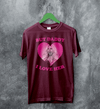 Cardi B T-Shirt Love Cardi Shirt But Daddy I Love Her Tee Rap Music Wear - Red Maroon - WorldWideShirt