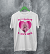 Cardi B T-Shirt Love Cardi Shirt But Daddy I Love Her Tee Rap Music Wear - White - WorldWideShirt