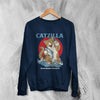 Cat Sweatshirt Catzilla Sweater Godzilla Fan Japan Cat Lover Gift - WorldWideShirt