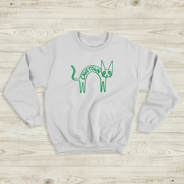 Cavetown Cat Sweatshirt CatTown Cavetown Shirt Indie Pop Music Merch - White - WorldWideShirt