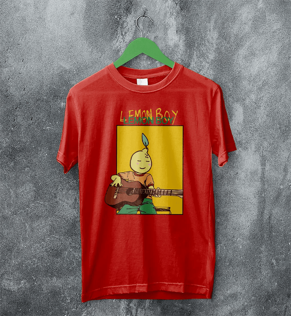 Cavetown Lemon Boy T-Shirt Indie Pop Cavetown Shirt Rock Music Merch - Red - WorldWideShirt