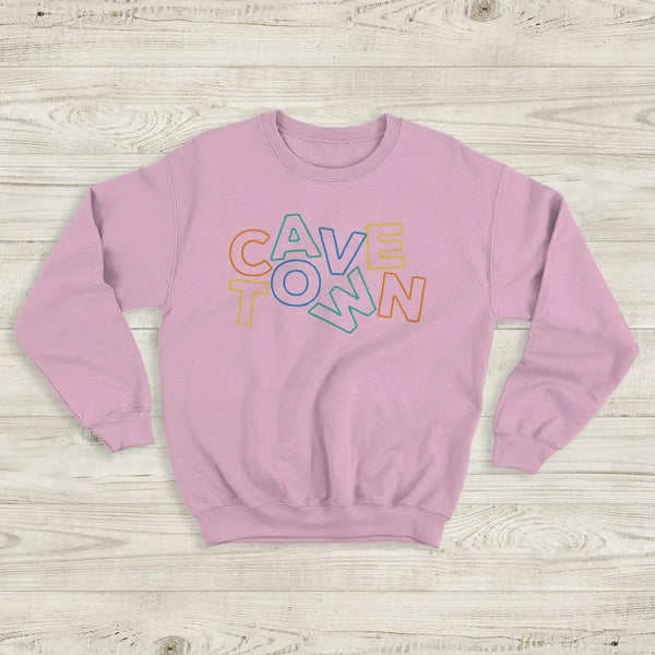 Cavetown Logo Sweatshirt Alt Indie Cavetown Shirt Vintage Aesthetic Merch - Light Pink - WorldWideShirt