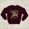 Cavetown No Bark No Bite Sweatshirt Album Running with Scissors Cavetown Shirt - Red Maroon - WorldWideShirt