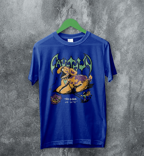 Cavetown No Bark No Bite T-Shirt Album Running with Scissors Cavetown Shirt - Royal Blue - WorldWideShirt