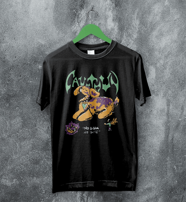 Cavetown No Bark No Bite T-Shirt Album Running with Scissors Cavetown Shirt - Black - WorldWideShirt