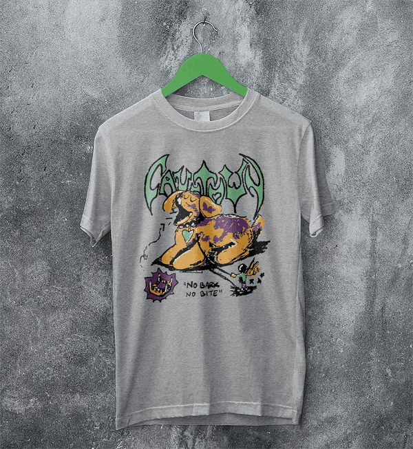 Cavetown No Bark No Bite T-Shirt Album Running with Scissors Cavetown Shirt - Sport Grey - WorldWideShirt