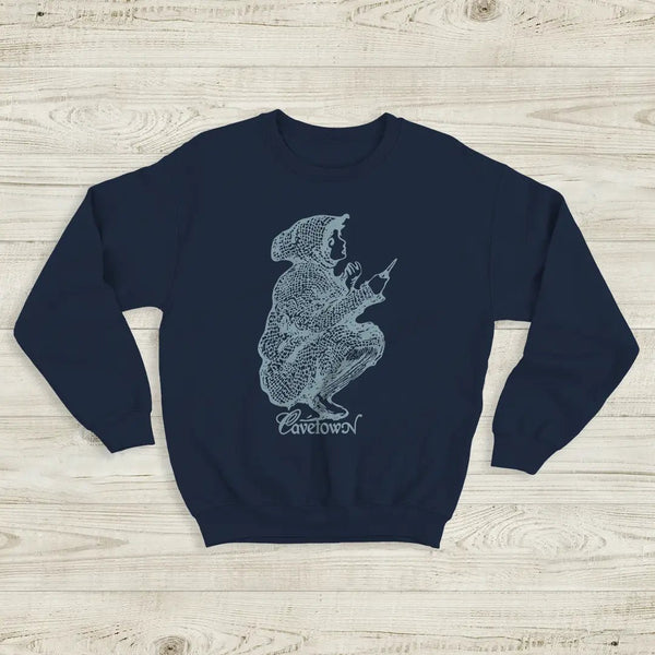 Cavetown Sweatshirt Cute Girl Shirt Indie Rock Music Merch - Navy Blue - WorldWideShirt