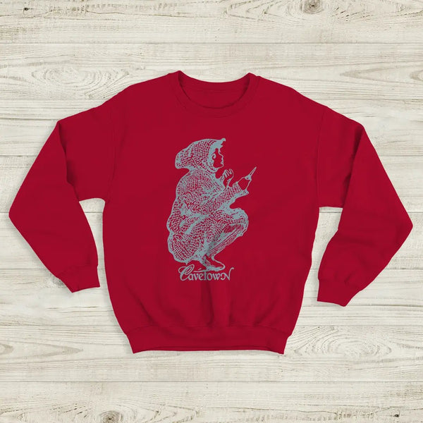 Cavetown Sweatshirt Cute Girl Shirt Indie Rock Music Merch - Red - WorldWideShirt