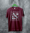 Cavetown T-Shirt Dark Bat Moon Shirt Indie Rock Cavetown Music Merch - Red Maroon - WorldWideShirt