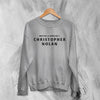 Christopher Nolan Credit Sweatshirt Directed By Christopher Nolan Shirt The Odyssey Crewneck - Sport Grey - WorldWideShirt