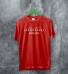 Christopher Nolan Credit T-Shirt Directed By Christopher Nolan Shirt The Odyssey Tee - Red - WorldWideShirt