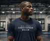 Christopher Nolan Credit T-Shirt Directed By Christopher Nolan Shirt The Odyssey Tee - Black - WorldWideShirt