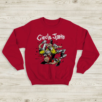 Circle Jerks Thrashers Punk Sweatshirt Circle Jerks Shirt Music Shirt - WorldWideShirt