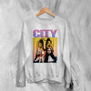 City Girls Bootleg Sweatshirt Hip Hop City Girls Shirt Female Rap Music Crewneck - White - WorldWideShirt