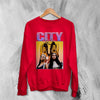 City Girls Bootleg Sweatshirt Hip Hop City Girls Shirt Female Rap Music Crewneck - Red - WorldWideShirt