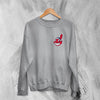 Cleveland Guardians Sweatshirt Indian Chief Logo Printed Pocket Sweater Baseball Team Merch - WorldWideShirt