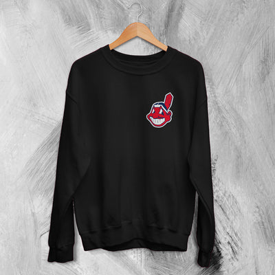 Cleveland Guardians Sweatshirt Indian Chief Logo Printed Pocket Sweater Baseball Team Merch - WorldWideShirt