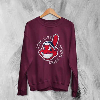 Cleveland Guardians Sweatshirt Long Live Chief Sweater Baseball Team Shirt - WorldWideShirt