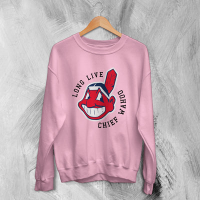 Cleveland Guardians Sweatshirt Long Live Chief Sweater Baseball Team Shirt - WorldWideShirt