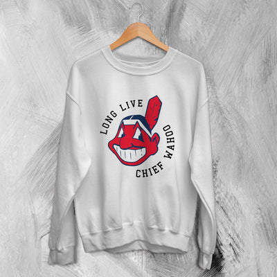 Cleveland Guardians Sweatshirt Long Live Chief Sweater Baseball Team Shirt - WorldWideShirt