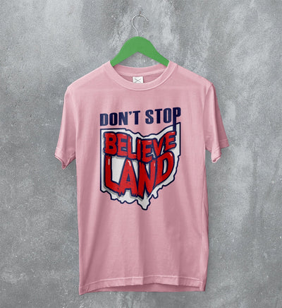 Cleveland Guardians T-Shirt Don't Stop Believe Land Baseball Shirt - WorldWideShirt