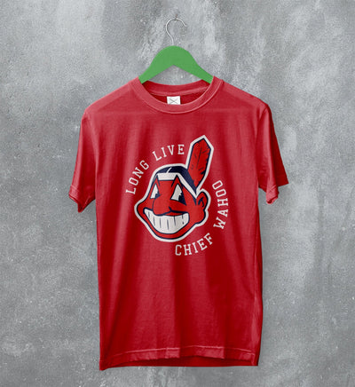 Cleveland Guardians T-Shirt Long Live Indian Chief Shirt Baseball Team Merch - WorldWideShirt