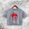 Coucou Cherry Crop Top Cherry Shirt Aesthetic Y2K Shirt - WorldWideShirt