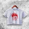 Coucou Cherry Crop Top Cherry Shirt Aesthetic Y2K Shirt - WorldWideShirt