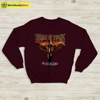 Cradle Of Filth The Manticore and Other Horrors Sweatshirt Cradle Of Filth Shirt - WorldWideShirt