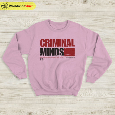 Criminal Minds Logo Sweatshirt Criminal Minds Shirt TV Show Shirt - WorldWideShirt