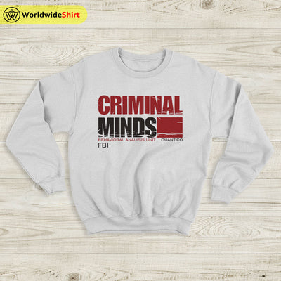 Criminal Minds Logo Sweatshirt Criminal Minds Shirt TV Show Shirt - WorldWideShirt