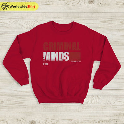 Criminal Minds Logo Sweatshirt Criminal Minds Shirt TV Show Shirt - WorldWideShirt