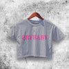 Crybaby Crop Top Crybaby Shirt Aesthetic Y2K Shirt - WorldWideShirt